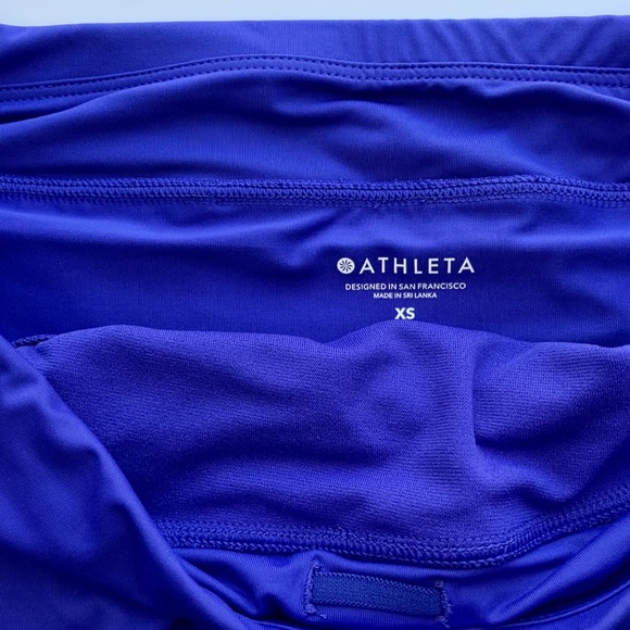 Athleta Women's Blue Swim Skort - Picture 2 of 7